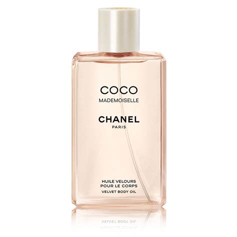 coco chanel body oil mademoiselle|coco mademoiselle velvet body oil.